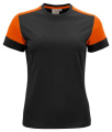 Prime T-Shirt W, Black/Orange