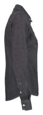 Jupiter Shirt Women, Black Denim – James Harvest (3)