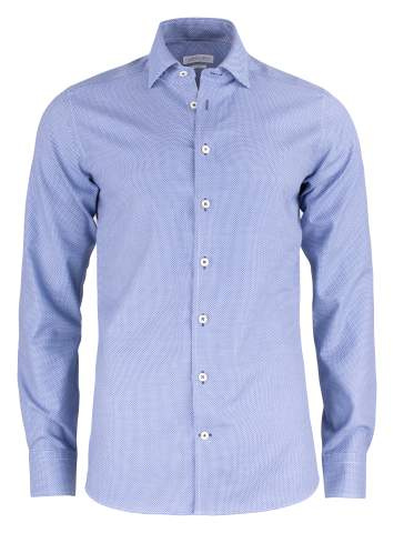 PB48 Jacquard Shirt Regular Fit Men, Blue Pattern – J.Harvest & Frost (1)