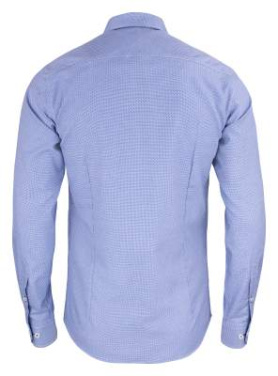 PB48 Jacquard Shirt Regular Fit Men, Blue Pattern – J.Harvest & Frost (2)