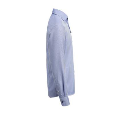 YB55 Jacquard Shirt Slim Fit Men, Mid Blue – J.Harvest & Frost (3)