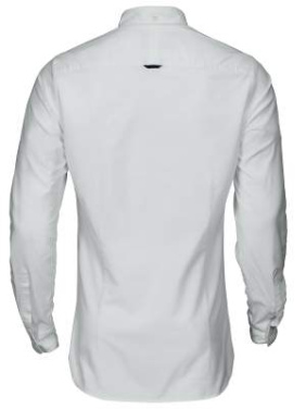 Indigo Bow 30 Regular shirt, White – J.Harvest & Frost (4)