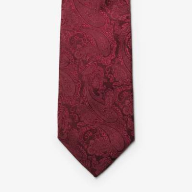 Solid Paisley Tie With Giftbox, Red – J.Harvest & Frost (3)