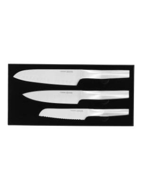Premium Kitchen Knife set, 3 pcs, Steel grey - Orrefors Jernverk (4)
