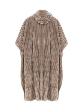 Poncho Cozy, Latte – Kosta Linnewäfveri (3)
