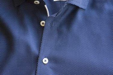 PB49 Jacquard Shirt Women, Navy/White Dot - J.Harvest & Frost (2)