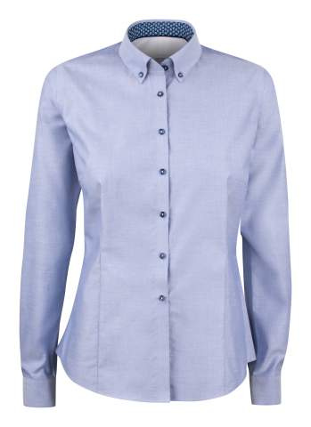 RB121 Oxford Stretch Women shirt, Blue – J.Harvest & Frost (1)