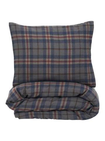 Bed Set Lysvik Flannell, Navy - Lord Nelson (1)