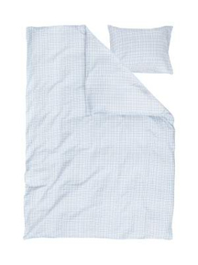 Bed Set Dalskog Seersucker, Blue – Kosta Linnewäfveri (2)