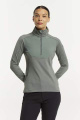 TXlite Windblock Half Zip Women jacket, Grey Green