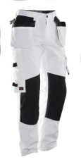 2179 Women's Painter Trousers, white/black