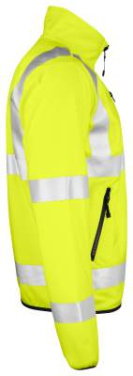 5101 Softshell Light Jacket Hi-Vis, yellow – Jobman (4)