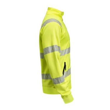 5325 Sweatshirt Full-Zip Hi-Vis, Yellow – Jobman (4)