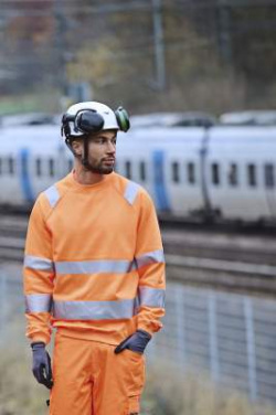 1150 Sweatshirt Hi-Vis, orange – Jobman (2)