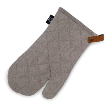 BBQ-glove, Grey – Kosta Linnewäfveri (2)