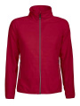 Melton Lady Fullzip sweatshirt, Red