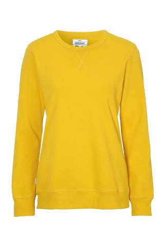 Crew Neck Lady sweatshirt, Yellow – Cottover (1)