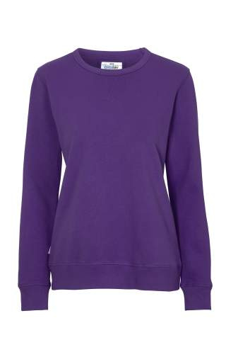 Crew Neck Lady sweatshirt, Purple – Cottover (1)