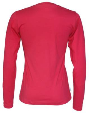 T-shirt Long Sleeve Lady, Red – Cottover (3)