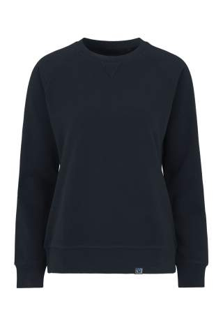 F. Terry Crew Neck Lady, Navy - Cottover (1)