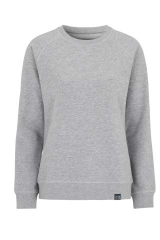 F. Terry Crew Neck Lady, Grey Melange – Cottover (1)