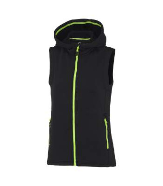 Zamora hooded vest woman, Black – Graphix (3)