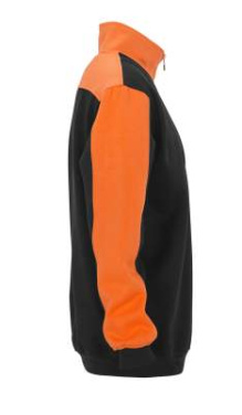 Modena Halfzip sweatshirt, Black/Orange – Graphix (3)