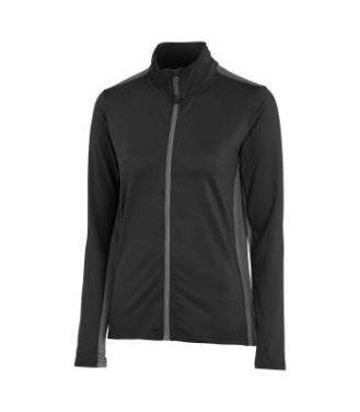 Evora fullzip woman jacket, Black/Grey – Graphix (3)
