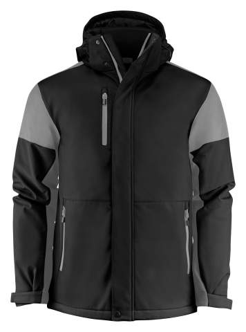 Prime Padded Softshell Jacket Men, Black/Anthracite – Printer PRIME (1)