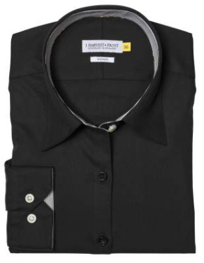 YB51 Twill Shirt Women, Black – J.Harvest & Frost (2)