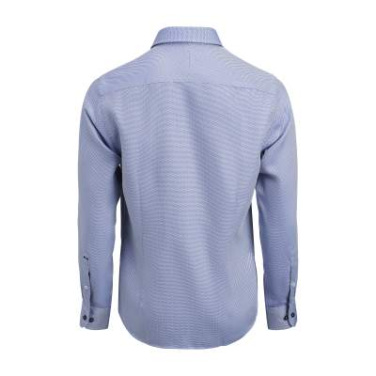 YB55 Jacquard Shirt Regular Fit Men, Mid Blue – J.Harvest & Frost (4)
