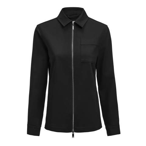 Modern Zip Overshirt Woman, Black – J.Harvest & Frost (1)