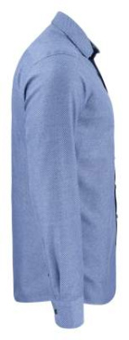 PB144 Brushed Jacquard Shirt Slim Fit Men, Blue – J.Harvest & Frost (4)