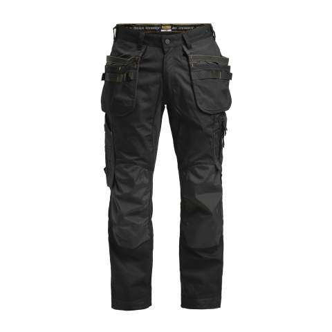 2164 Craftsman Trousers Stretch, black – Jobman (1)