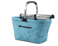 Carry Cooler Basket, Turquoise