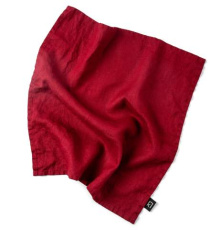 Washed Linen, Wine Red
