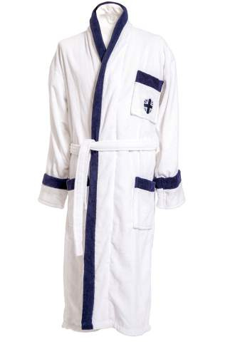 Bathrobe Velour, White – Lord Nelson Victory (1)