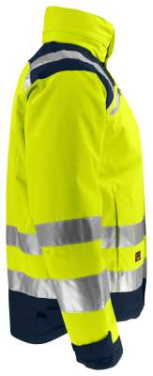 1347 Winter Jacket Star Hi-Vis, yellow/navy – Jobman (4)