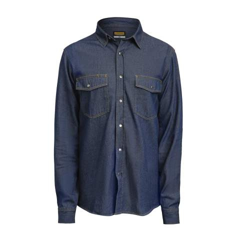 5139 Denim Shirt, Denim blue - Jobman (1)