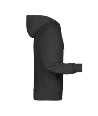 Men's Zip Hoody OCS Blended & RCS, black – James & Nicholson (3)