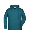 Men's Zip Hoody OCS Blended & RCS, petrol-melange