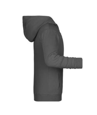 Children's Zip Hoody OCS Blended & RCS, graphite – James & Nicholson (3)