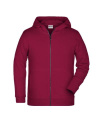 Children's Zip Hoody OCS Blended & RCS, wine