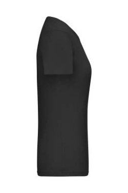 Ladies' T-shirt 1:1 Rib OCS Standard, black – James & Nicholson (3)