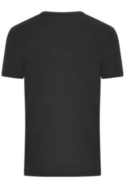 Men's T-shirt 1:1 Rib OCS Standard, black – James & Nicholson (4)