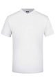 Medium-weight V-neck T-shirt, white