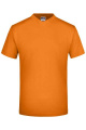 Medium-weight V-neck T-shirt, orange