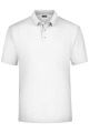 Medium-weight piqué polo shirt, white