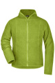 Girly Microfleece Jacket, lime-green