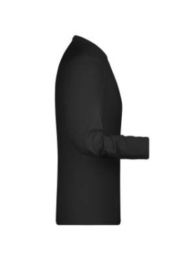 Elastic-T Long-Sleeved, black – James & Nicholson (3)